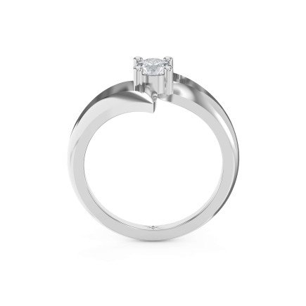 Square Diamond Solitaire Engagement Ring – Lab-Grown or Natural | Customizable