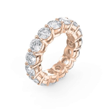 7.5 Carat Round Brilliant Cut Diamond Band – Lab-Grown & Natural Diamonds | 0.50 Pointer Brilliance