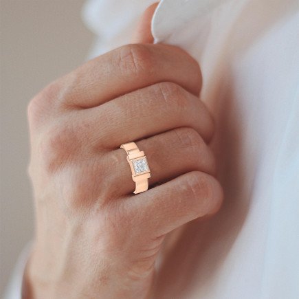 Princess Diamond Majestic Solitaire Men's Ring | Lab - Grown  Diamond Jewelry - Valam Design