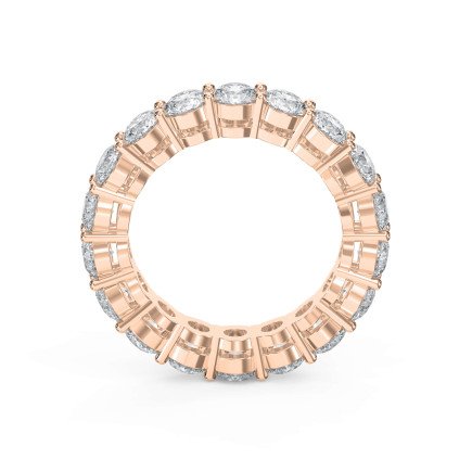 4.50 Carat Round Brilliant Cut Diamond Band – Lab-Grown & Natural Options | 0.25 Pointer Diamonds