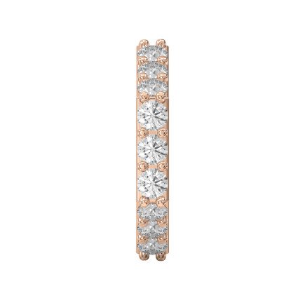 Forever Edge Diamond Eternity Band – Unique Geometric Diamond Ring  | Lab-Grown & Natural