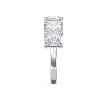 3.5 Carat Radiant Cut Lab-Grown Diamond Half Eternity Band – Understated Brilliance, Lasting Elegance