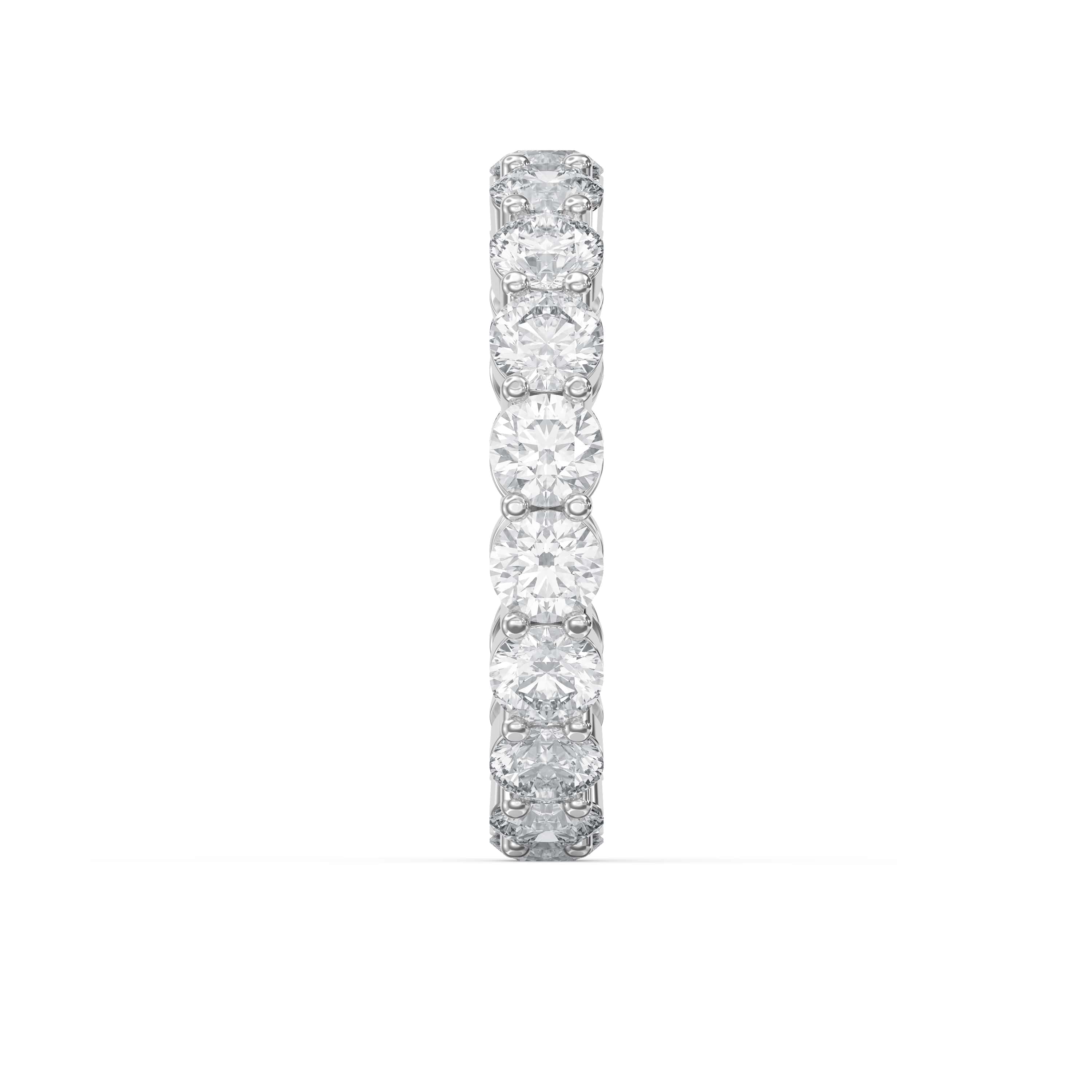 4.50 Carat Round Brilliant Cut Diamond Band – Lab-Grown & Natural Options | 0.25 Pointer Diamonds