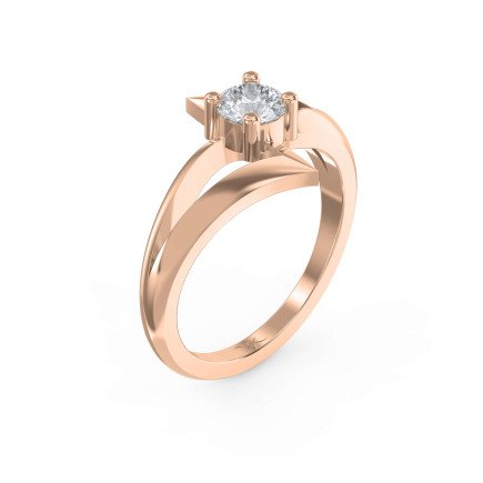 Square Diamond Solitaire Engagement Ring – Lab-Grown or Natural | Customizable