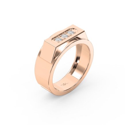 Elegance  Regal Trio Diamond Band for Men – Lab - Grown & Natural Diamond Jewelry - Valam Design