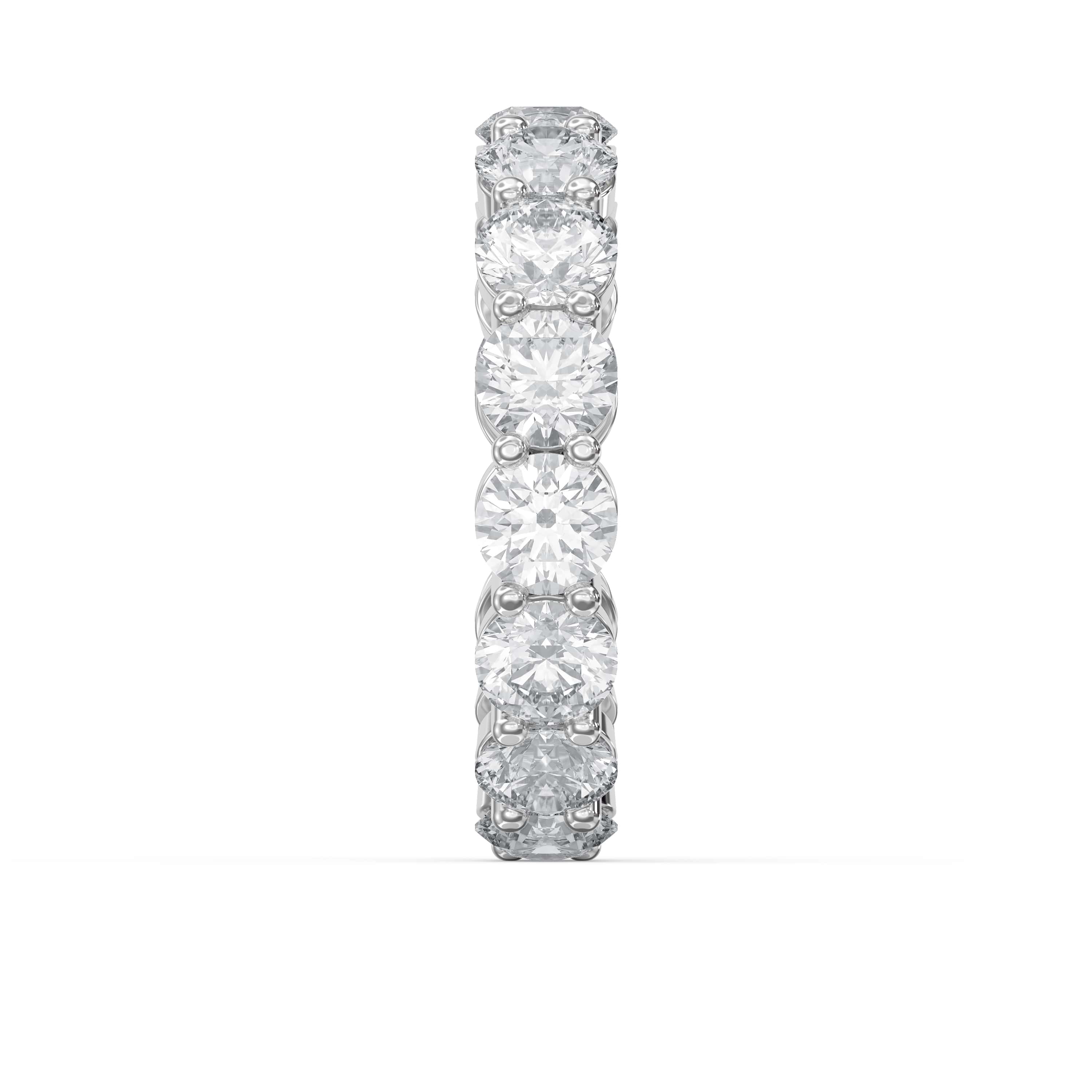 7.5 Carat Round Brilliant Cut Diamond Band – Lab-Grown & Natural Diamonds | 0.50 Pointer Brilliance
