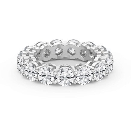 7.5 Carat Round Brilliant Cut Diamond Band – Lab-Grown & Natural Diamonds | 0.50 Pointer Brilliance
