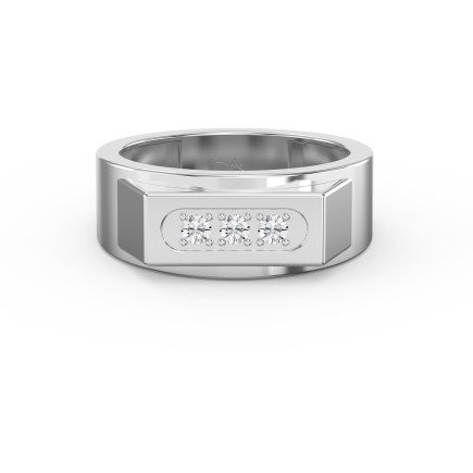 Elegance  Regal Trio Diamond Band for Men – Lab - Grown & Natural Diamond Jewelry - Valam Design