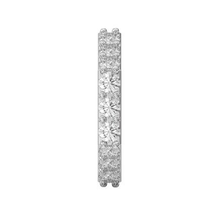 Forever Edge Diamond Eternity Band – Unique Geometric Diamond Ring  | Lab-Grown & Natural