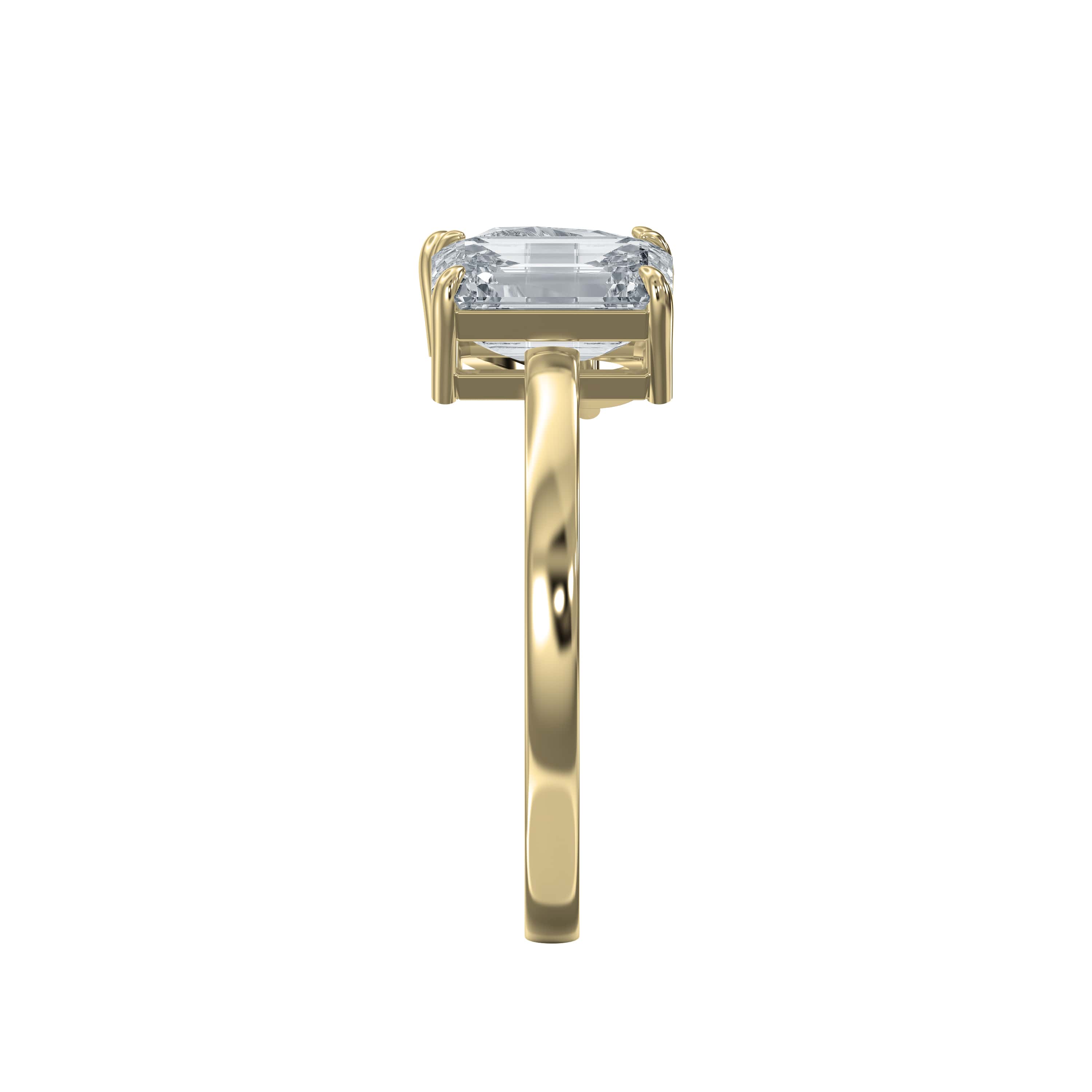 Two-Stone Friendly Diamonds Ring – Emerald & Pear Shape | Lab-Grown
