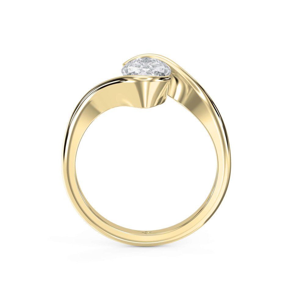 Bypass Diamond Ring – Lab-Grown or Natural Center Stone A Modern Twist on Timeless Elegance