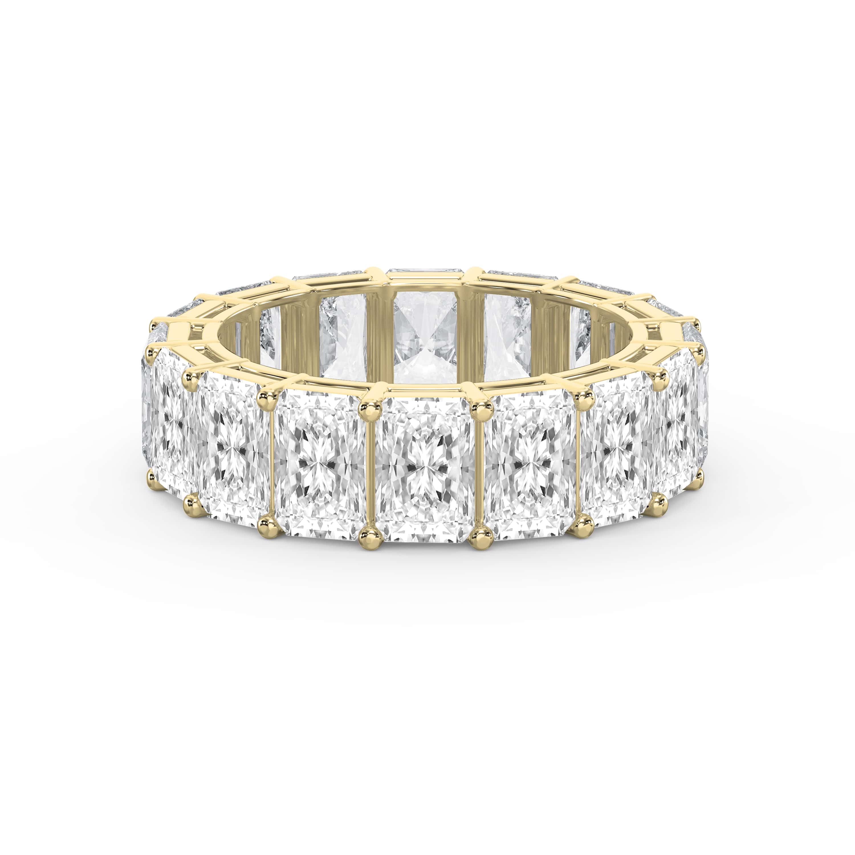 8 Carat Radiant Cut Lab-Grown Diamond Eternity Band – Radiance Without Limits