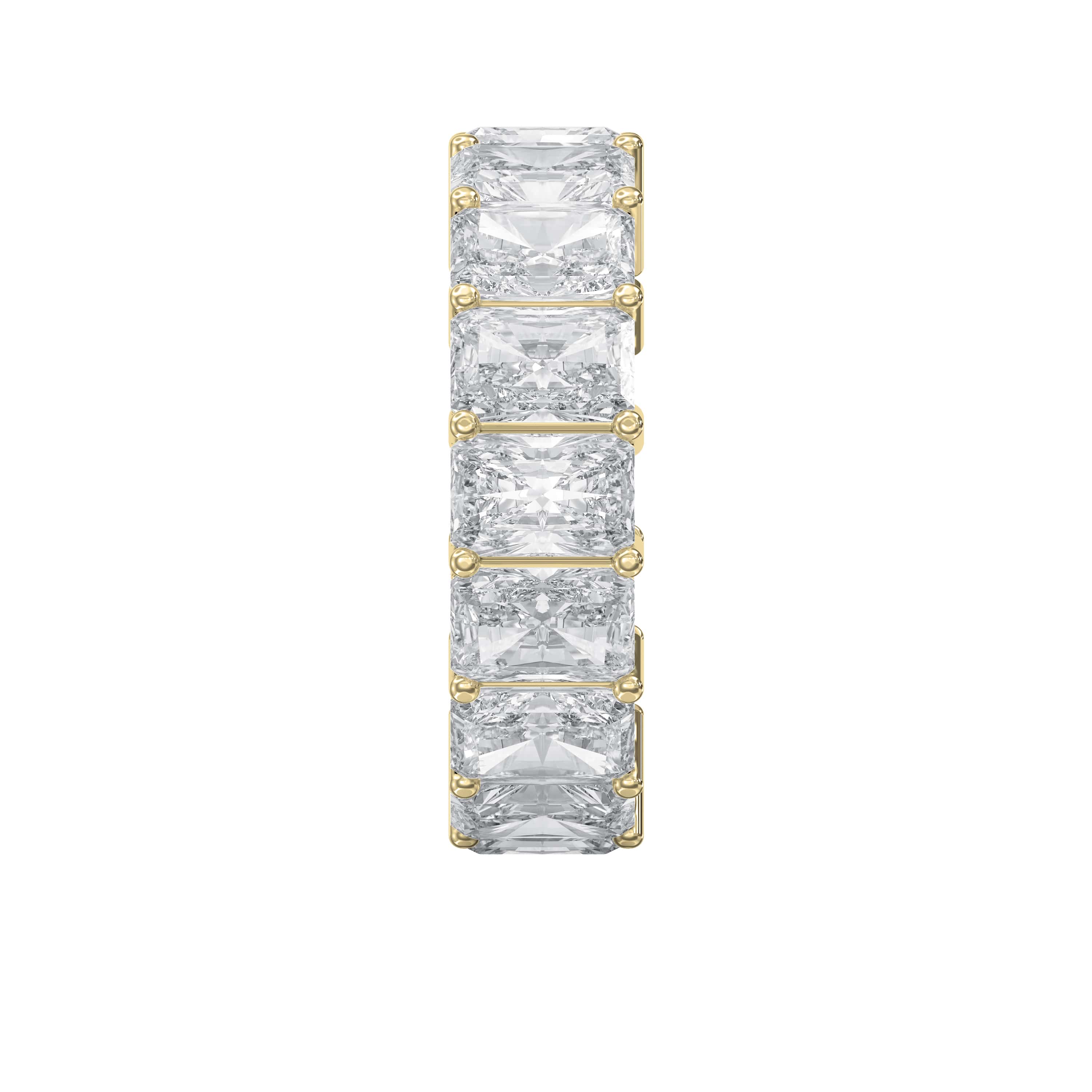 8 Carat Radiant Cut Lab-Grown Diamond Eternity Band – Radiance Without Limits