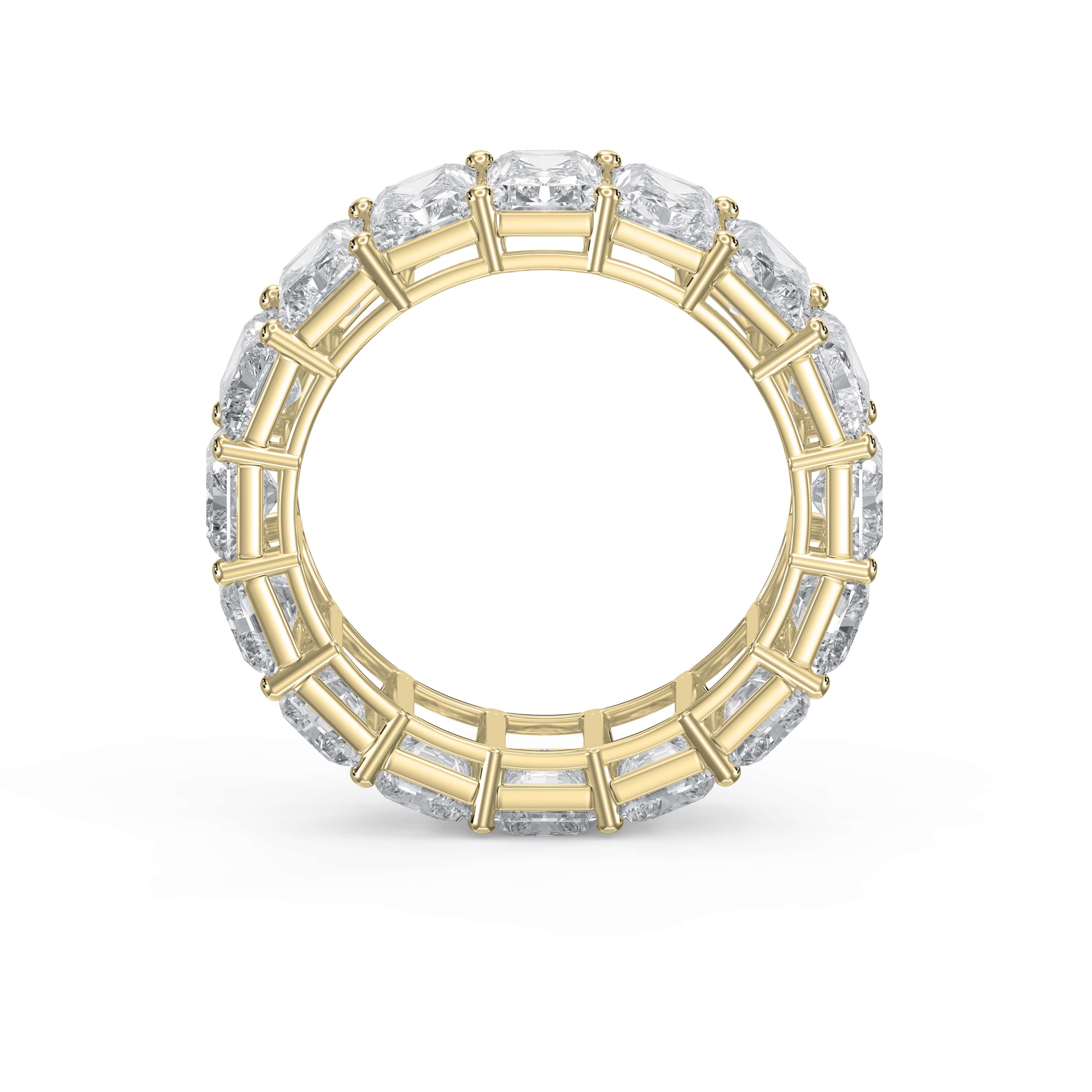 8 Carat Radiant Cut Lab-Grown Diamond Eternity Band – Radiance Without Limits