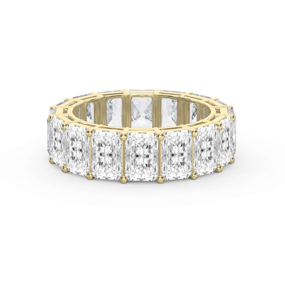 8 Carat Radiant Cut Lab-Grown Diamond Eternity Band – Radiance Without Limits