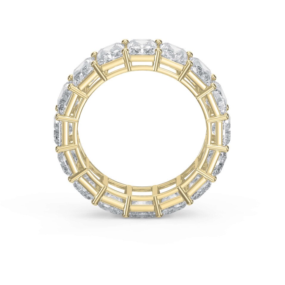 8 Carat Radiant Cut Lab-Grown Diamond Eternity Band – Radiance Without Limits