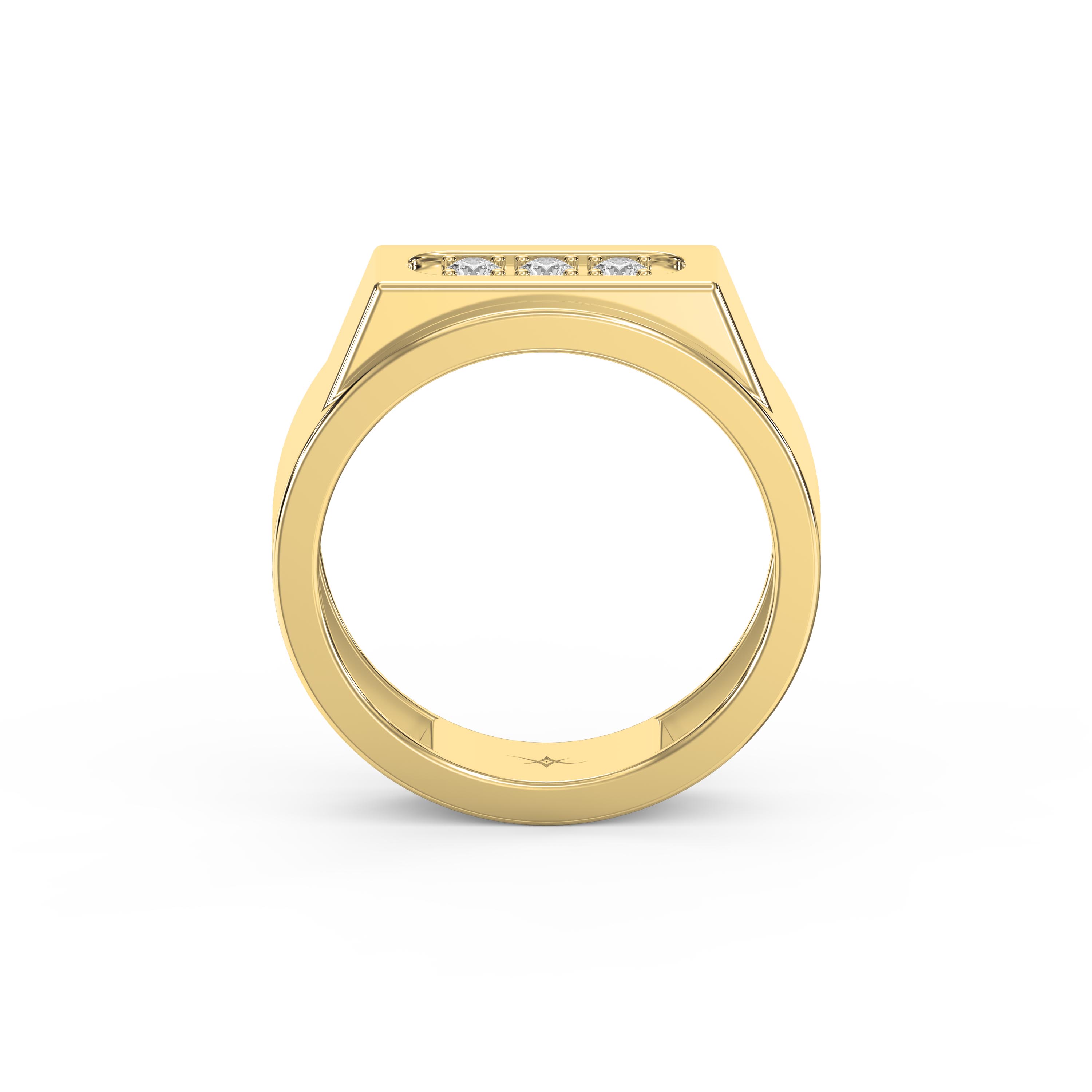 Elegance  Regal Trio Diamond Band for Men – Lab - Grown & Natural Diamond Jewelry - Valam Design