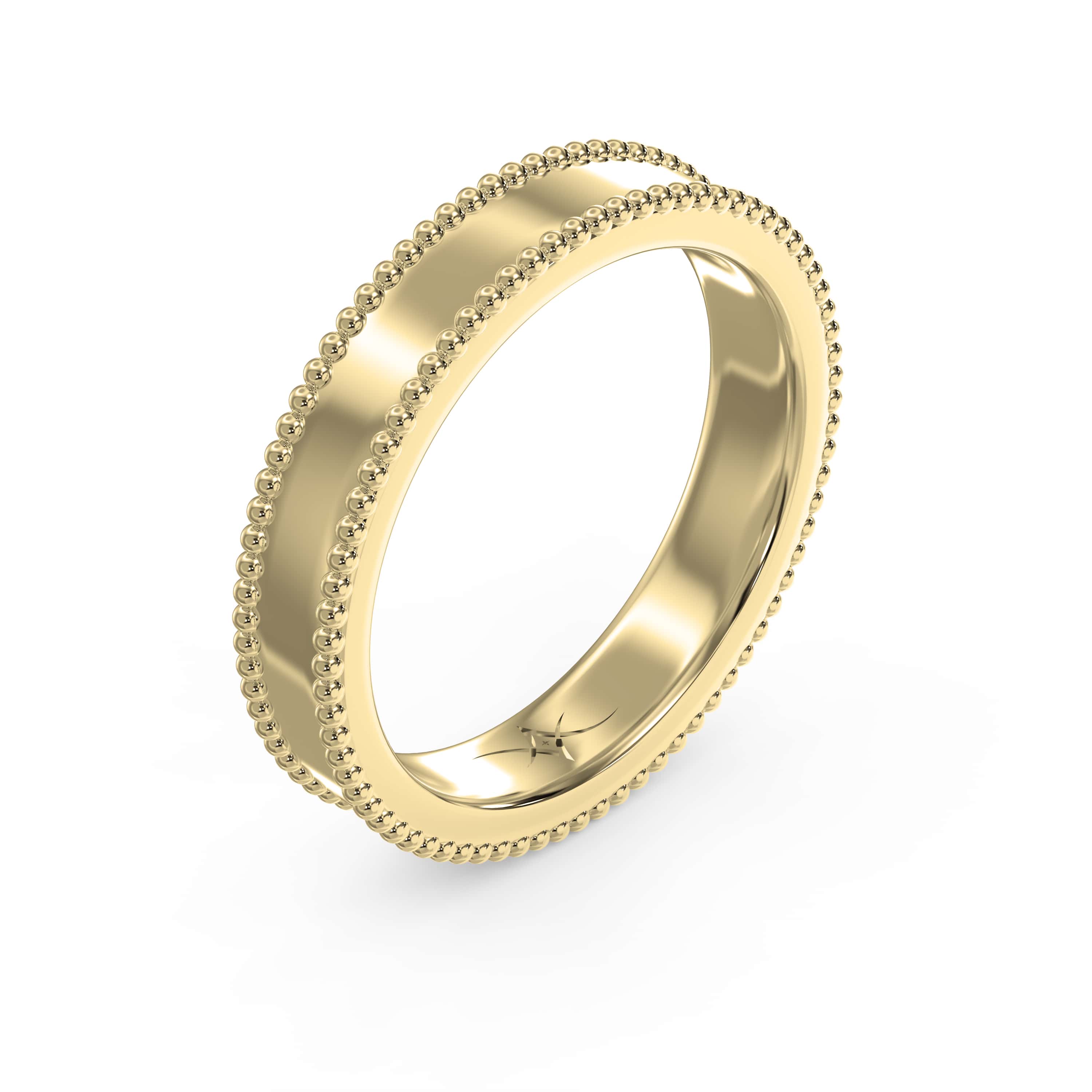 Women's Comfort Fit Classic Gold Ring