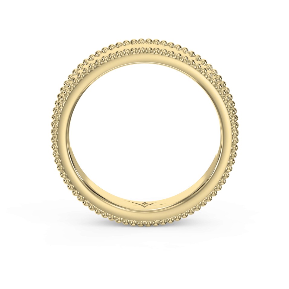 Women's Comfort Fit Classic Gold Ring