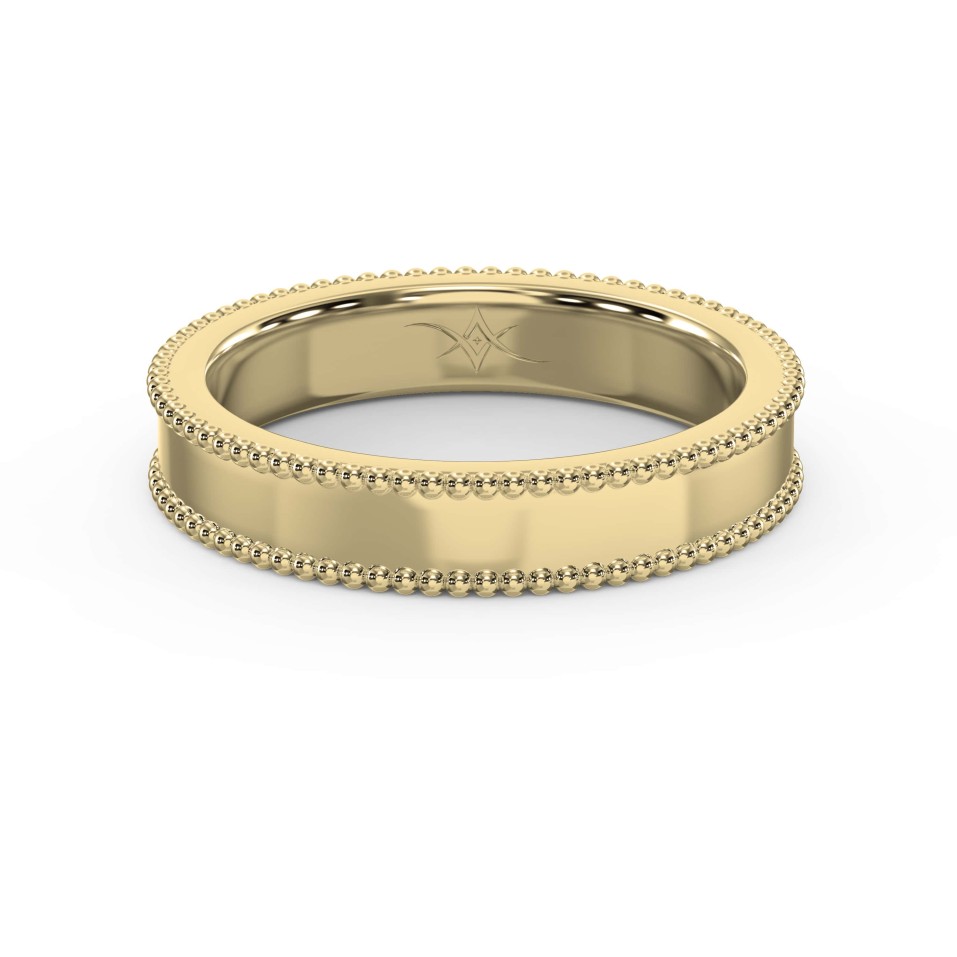 Women's Comfort Fit Classic Gold Ring