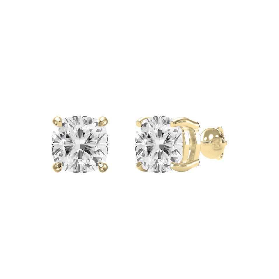 Cushion  Cut Diamond Stud Earrings VE21043