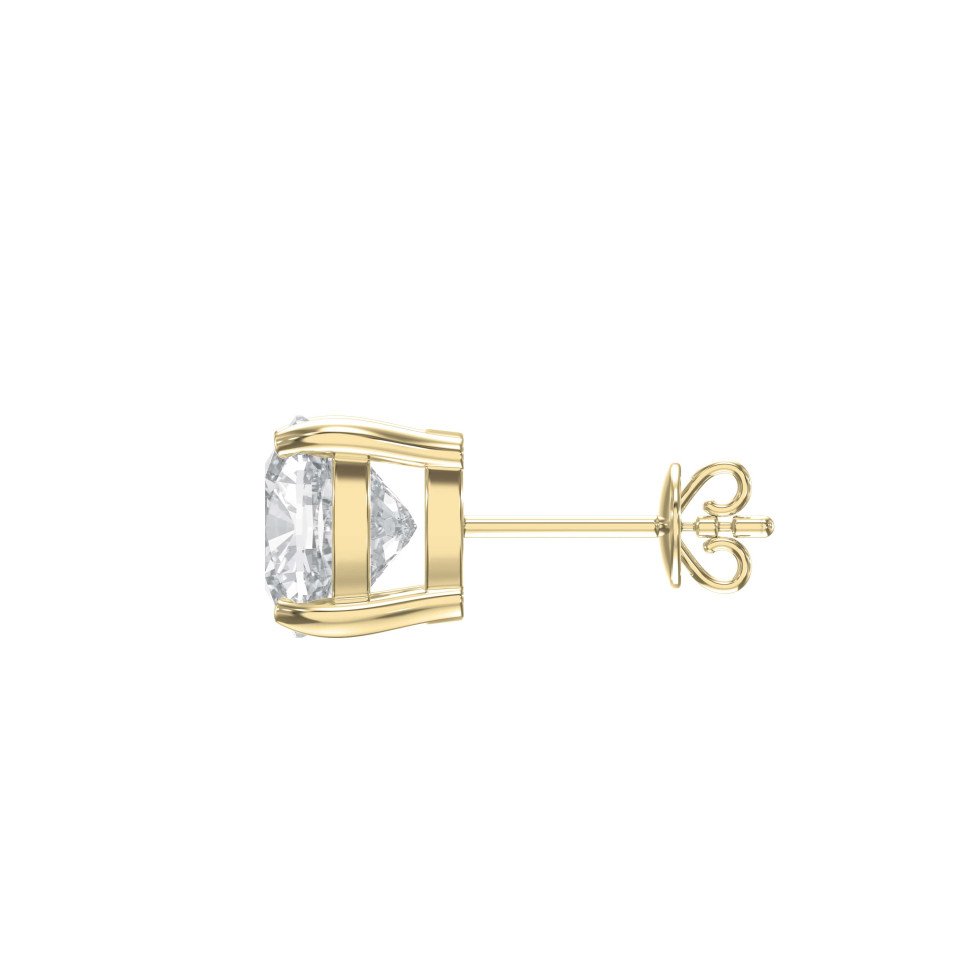 Cushion  Cut Diamond Stud Earrings VE21043