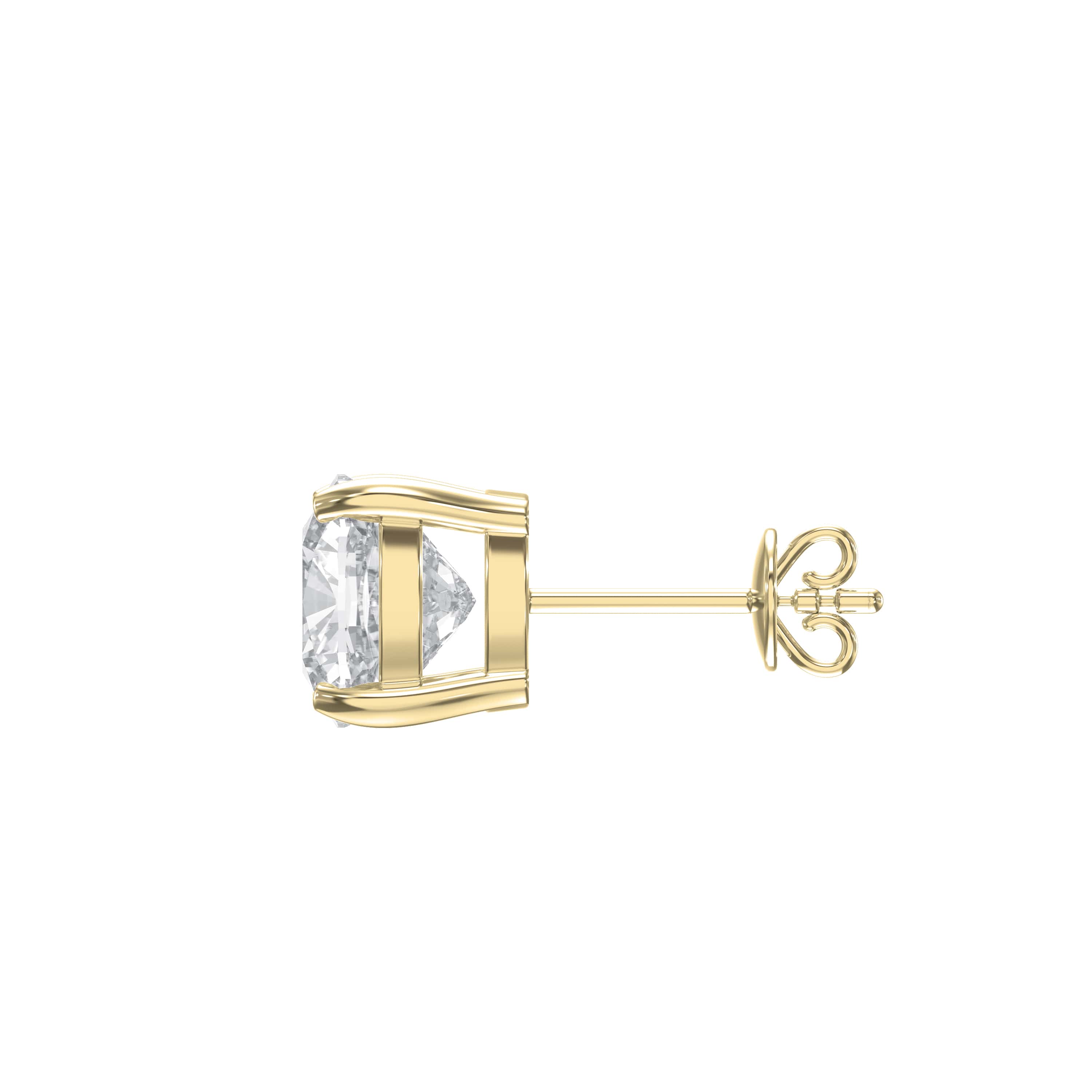 Cushion  Cut Diamond Stud Earrings VE21043