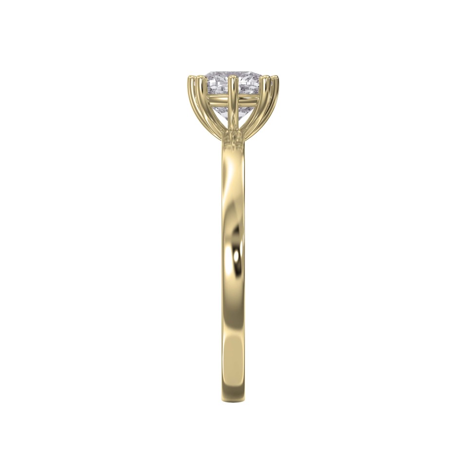 Nine-Prong Solitaire Diamond Ring – Lab-Grown or Natural Diamond