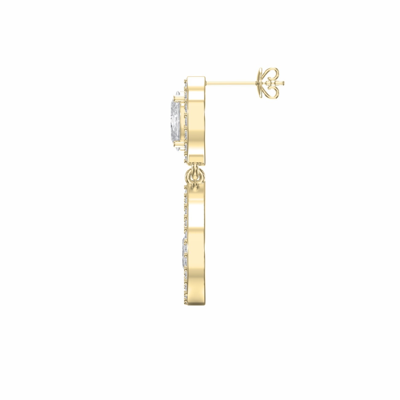 2.75 Carat Drop and Dangle Diamond Earrings – Lab Grown