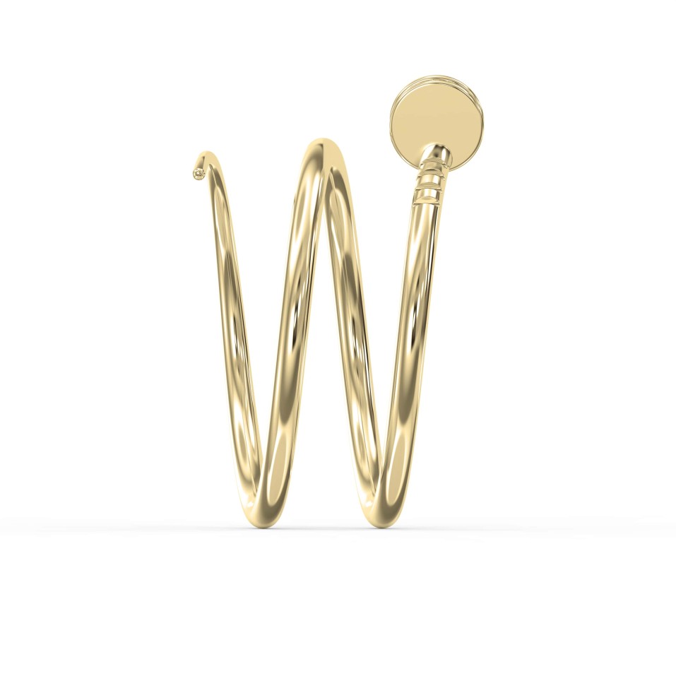 Nail Cuff Diamond Ring | Clou Diamond Ring Lab-Grown & Natural Diamond Elegance | A Bold Take on Modern Luxury