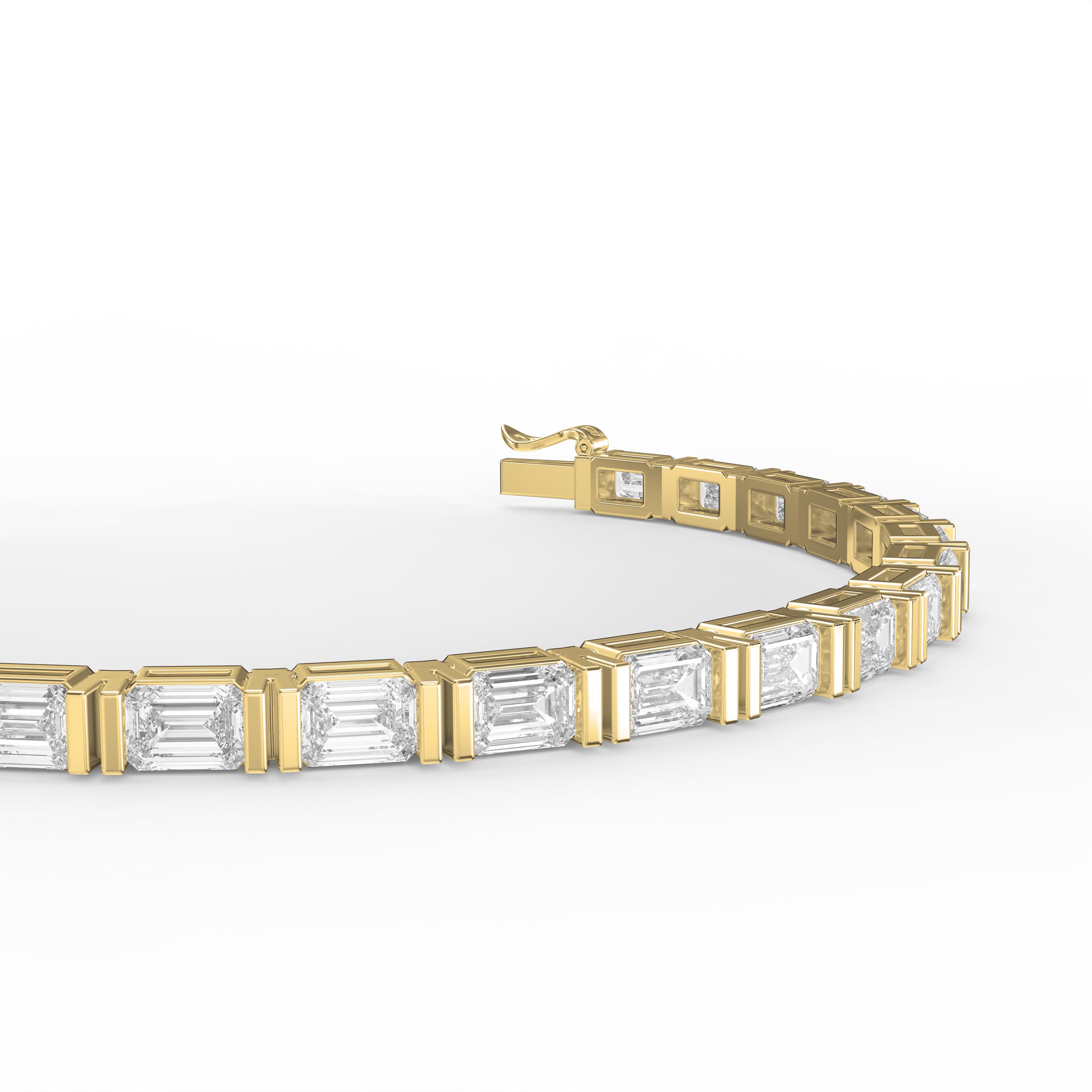 Emerald Cut Diamond Fashion Bracelet – Classic Luxury Diamond Jewelry |  Lab-Grown  Diamonds