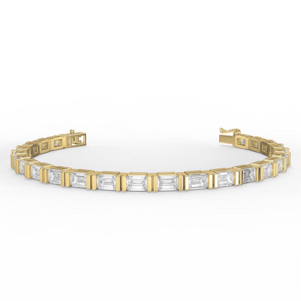 Emerald Cut Diamond Fashion Bracelet – Classic Luxury Diamond Jewelry |  Lab-Grown  Diamonds