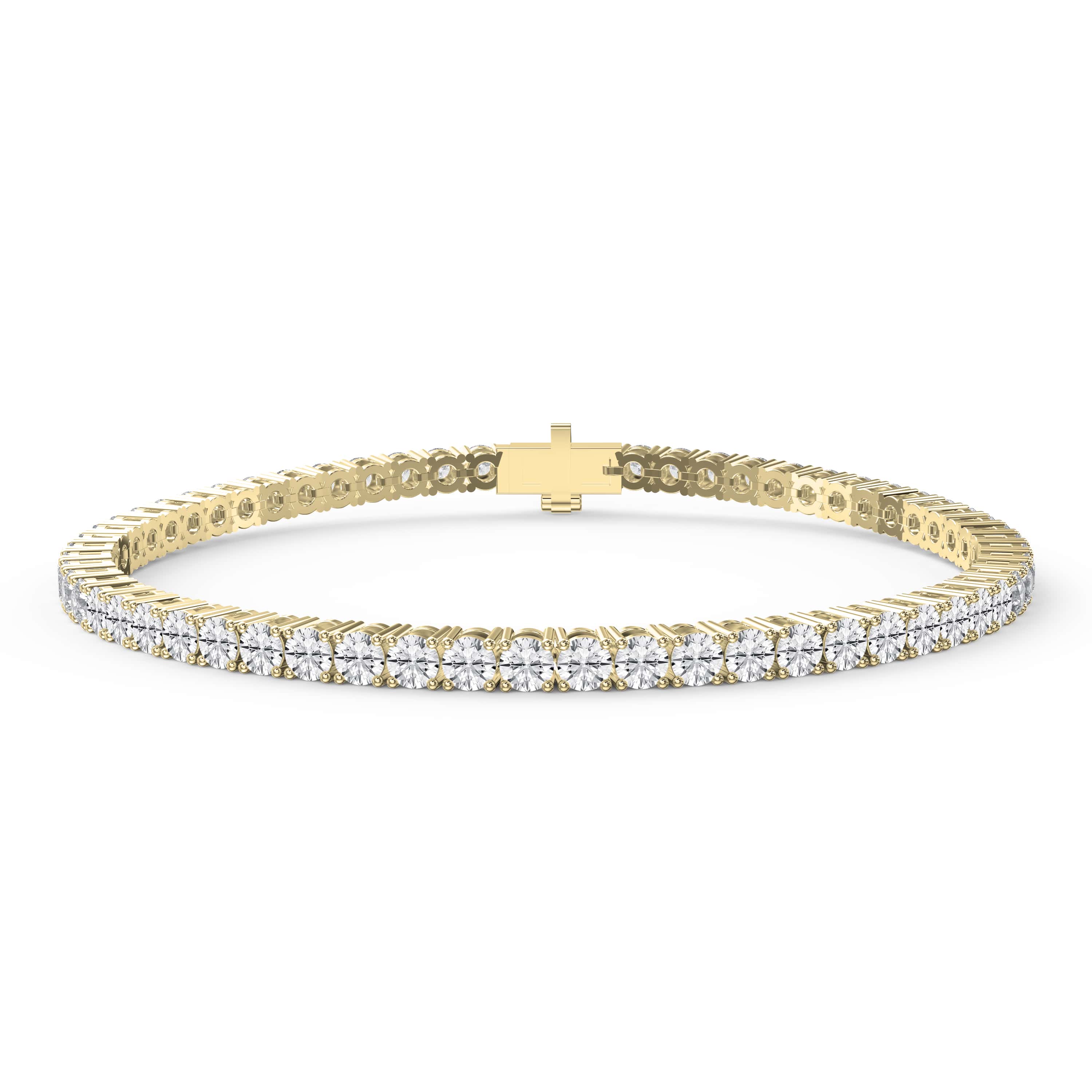 10.5 Carat Round Diamond Tennis Bracelet – Lab-Grown & Natural Diamond Perfection