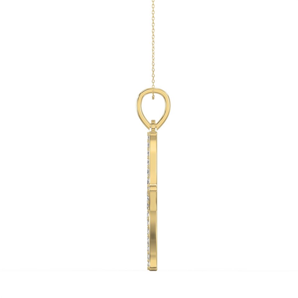 Round Diamond Starfish Embrace Pendant Necklace | Lab-Grown & Natural Diamond Jewelry – Valam Design