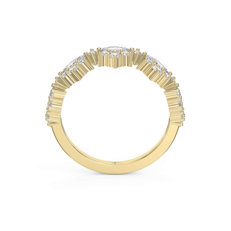 Marquise & Round Diamond Ring for Women – Lab-Grown & Natural Diamond Brilliance