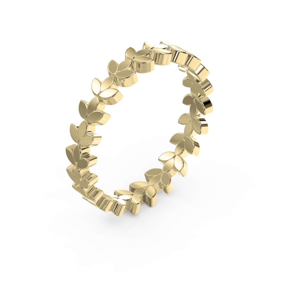The Original Bead Stacking Ring – Solid Gold