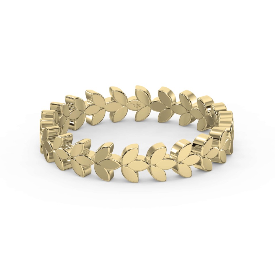 The Original Bead Stacking Ring – Solid Gold