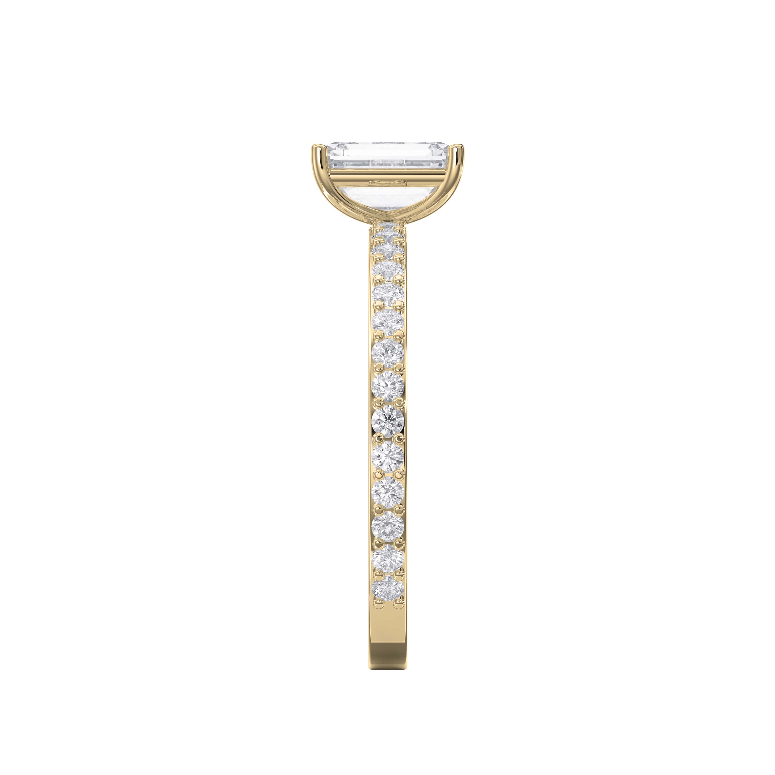 Classic 4-Prong Engagement Ring Choose Your Diamond: Lab-Grown or Natural