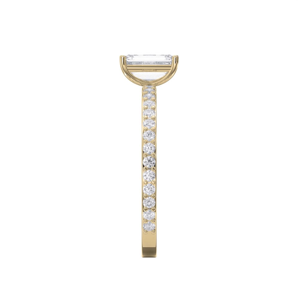 Classic 4-Prong Engagement Ring Choose Your Diamond: Lab-Grown or Natural