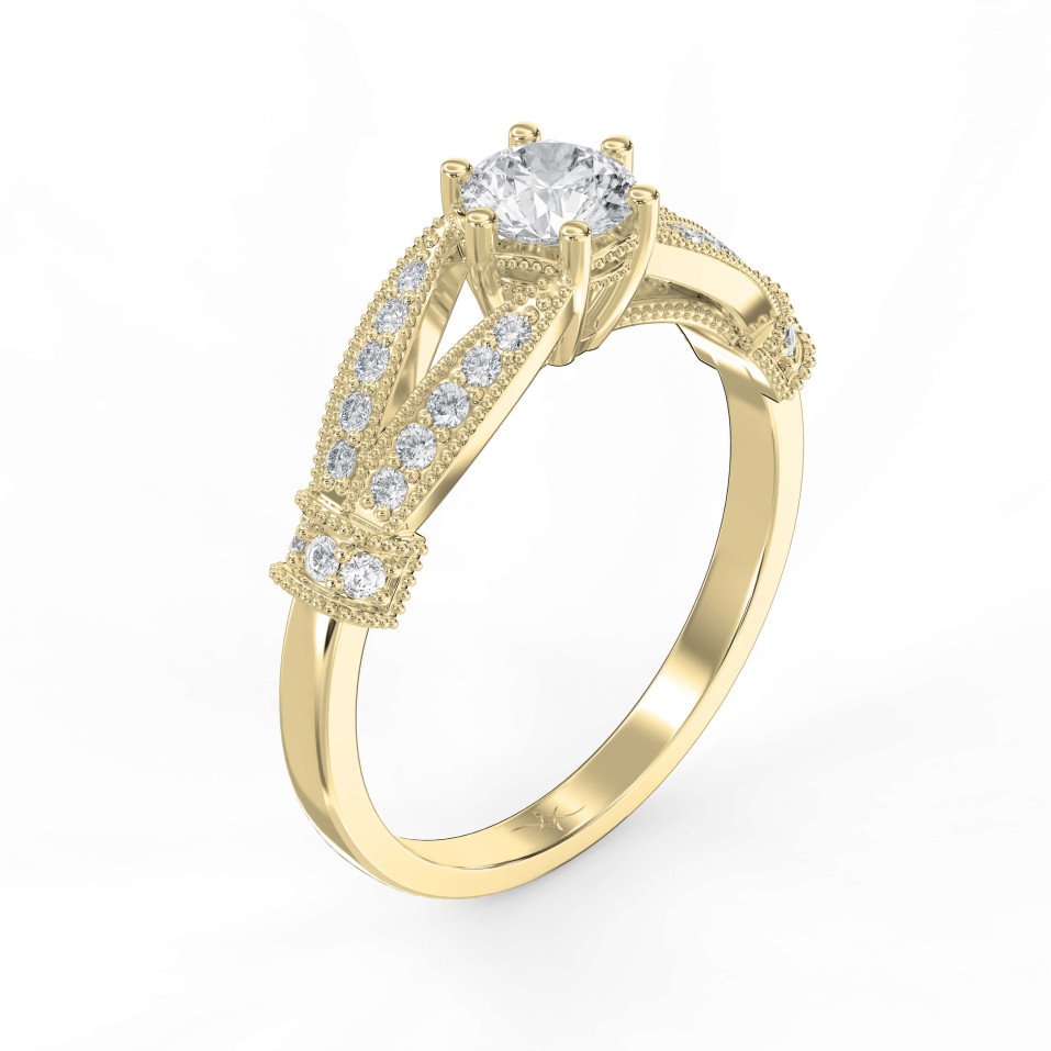 Valencia Design Vintage Ring – Choose Lab Grown & Natural Diamonds