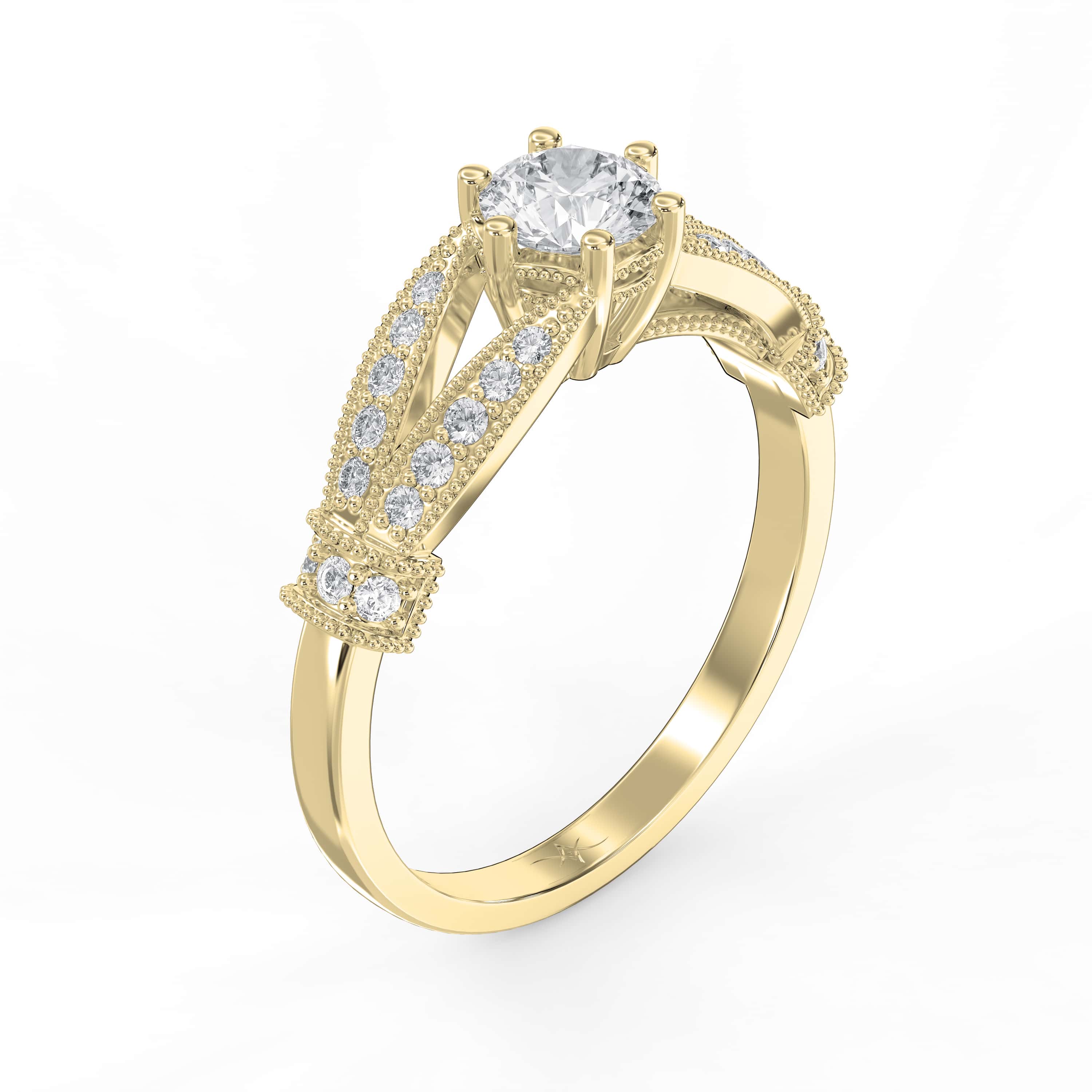 Valencia Design Vintage Ring – Choose Lab Grown & Natural Diamonds