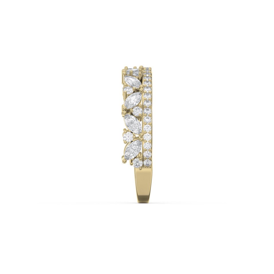 Eternity Ring with Round & Marquise Diamonds | Lab-Grown & Natural Options