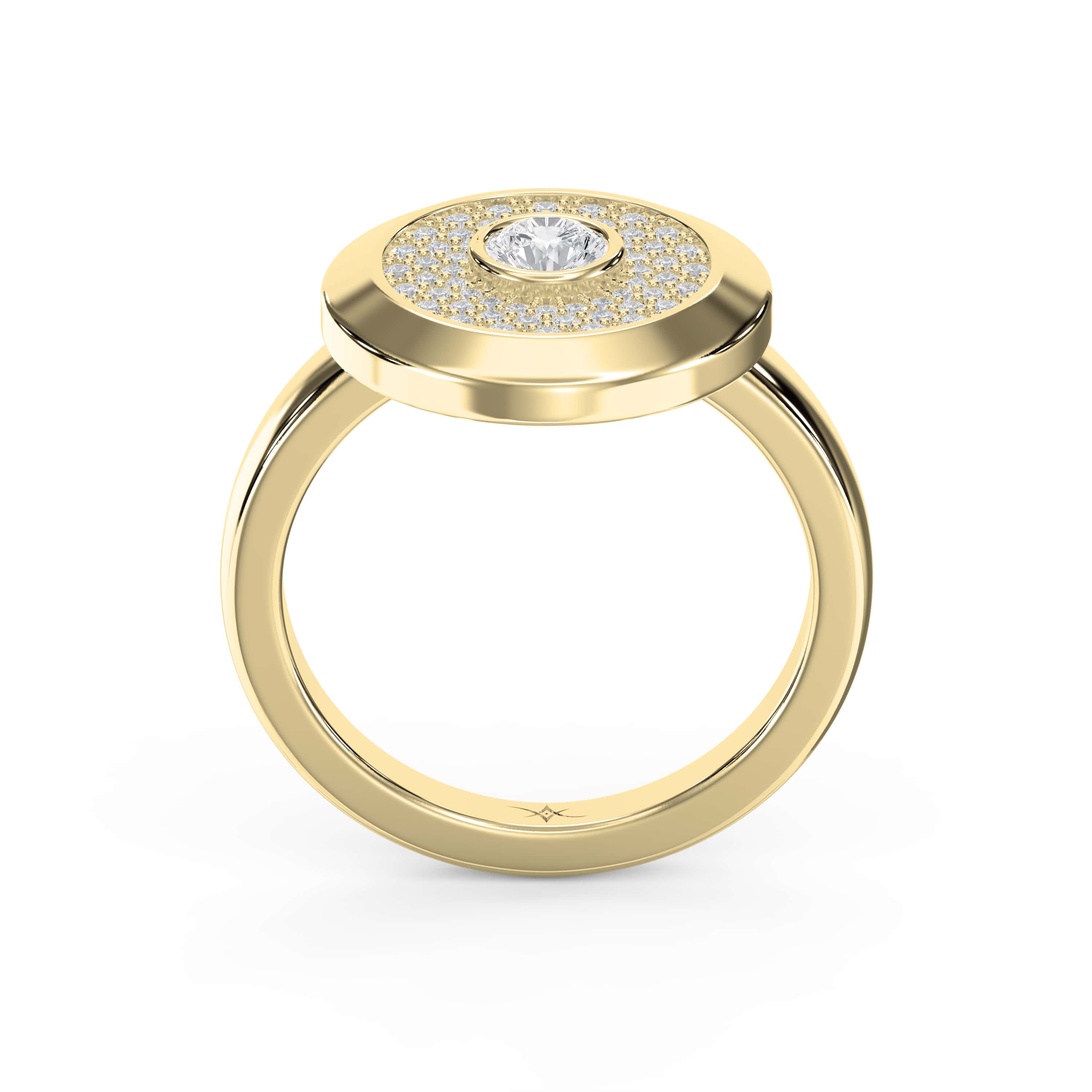 Solar Bloom Design Heritage Ring – Choose Lab-Grown or Natural Diamond