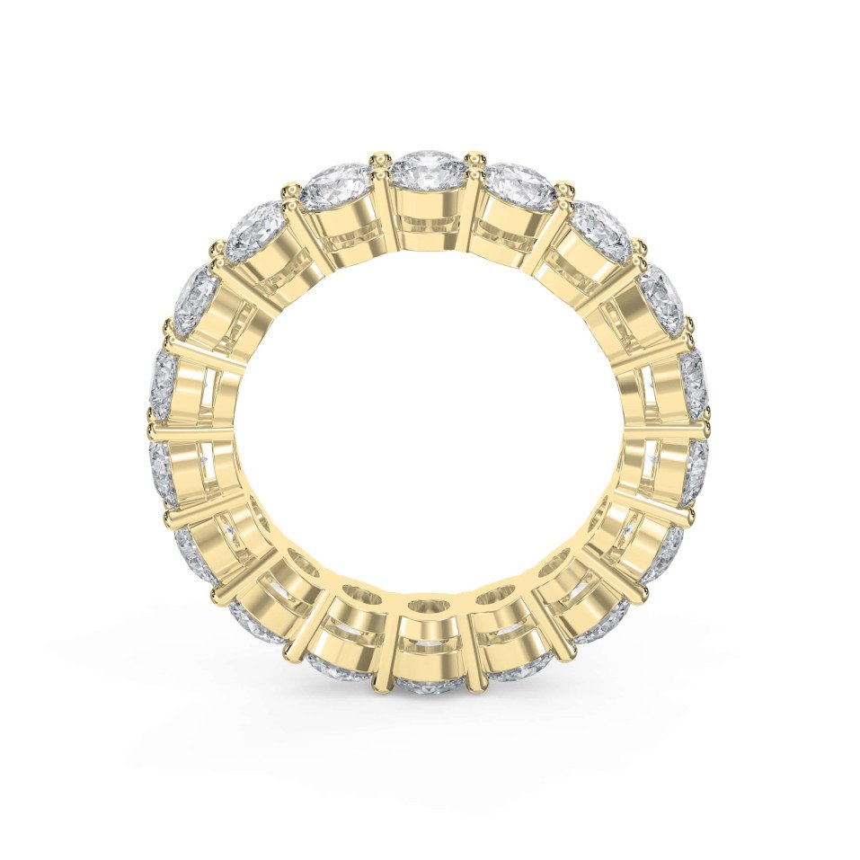 4.50 Carat Round Brilliant Cut Diamond Band – Lab-Grown & Natural Options | 0.25 Pointer Diamonds