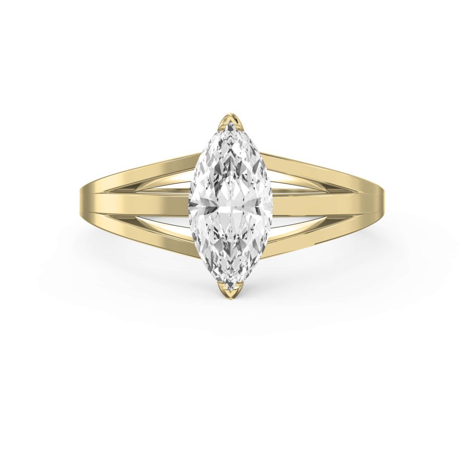Marquise Bezel Set Diamond Ring Modern Elegance with Lab-Grown or Natural Diamond Options