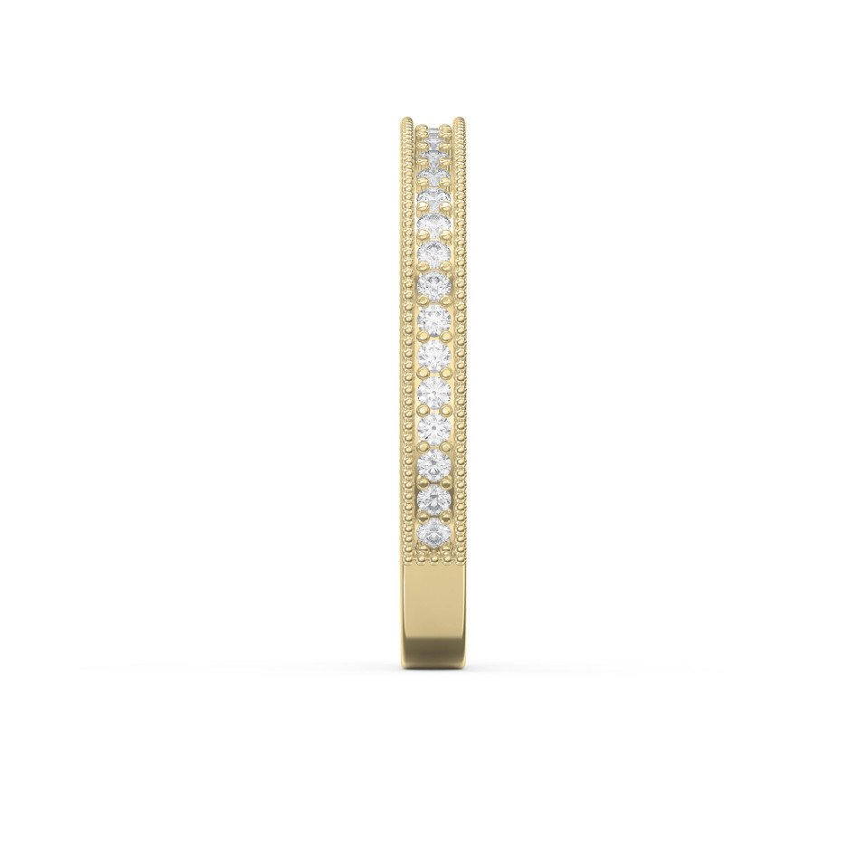 Delicate Round Cut Diamond Eternity Ring - Lab Grown & Natural