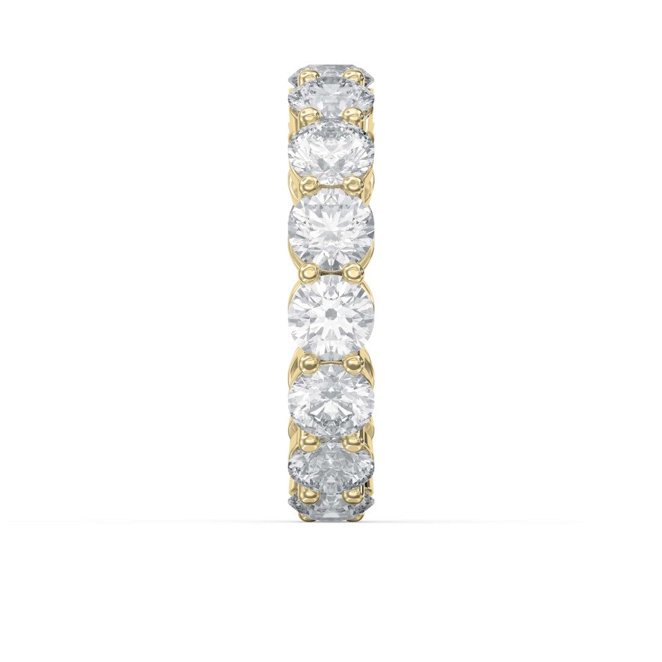 7.5 Carat Round Brilliant Cut Diamond Band – Lab-Grown & Natural Diamonds | 0.50 Pointer Brilliance