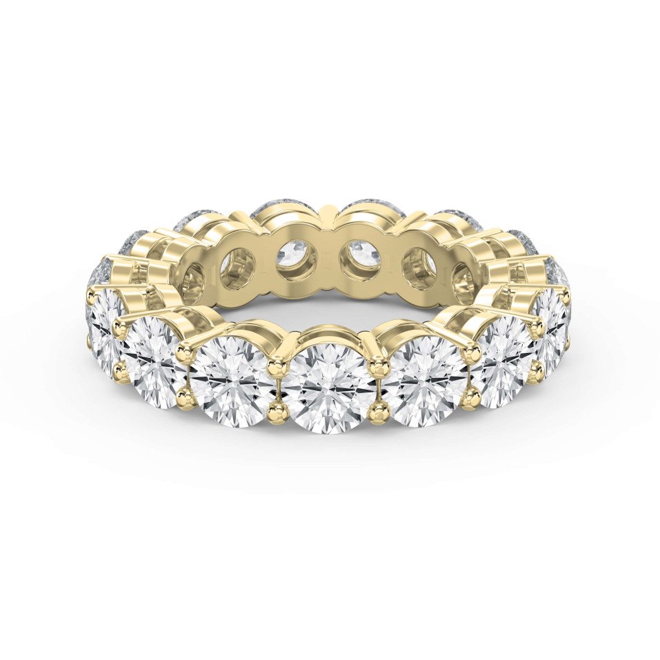 7.5 Carat Round Brilliant Cut Diamond Band – Lab-Grown & Natural Diamonds | 0.50 Pointer Brilliance