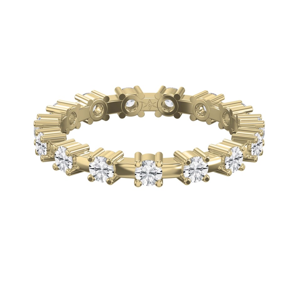 The Galaxy Diamond Eternity Ring – Lab-Grown or Natural Brilliance