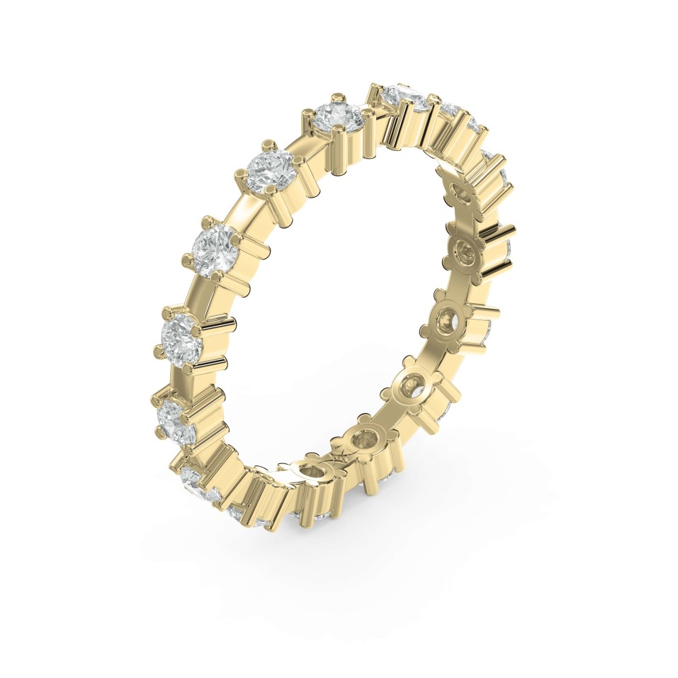 The Galaxy Diamond Eternity Ring – Lab-Grown or Natural Brilliance